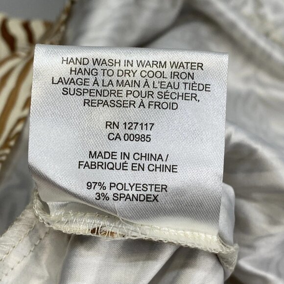 Mark & James by Badgley Mischka Women’s Macie Tiered Midi Dress – Tan Beige XSP - Picture 2 of 11